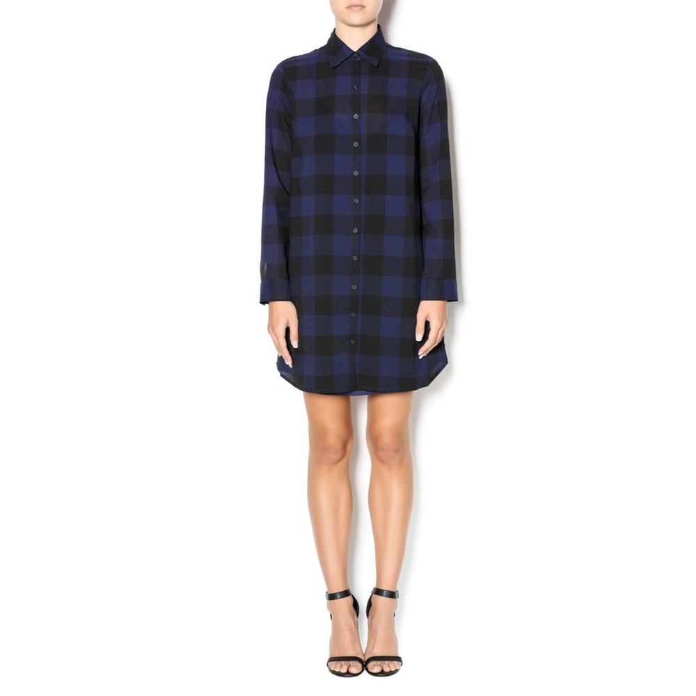 {Bb Dakota} Plaid Cotter Dress